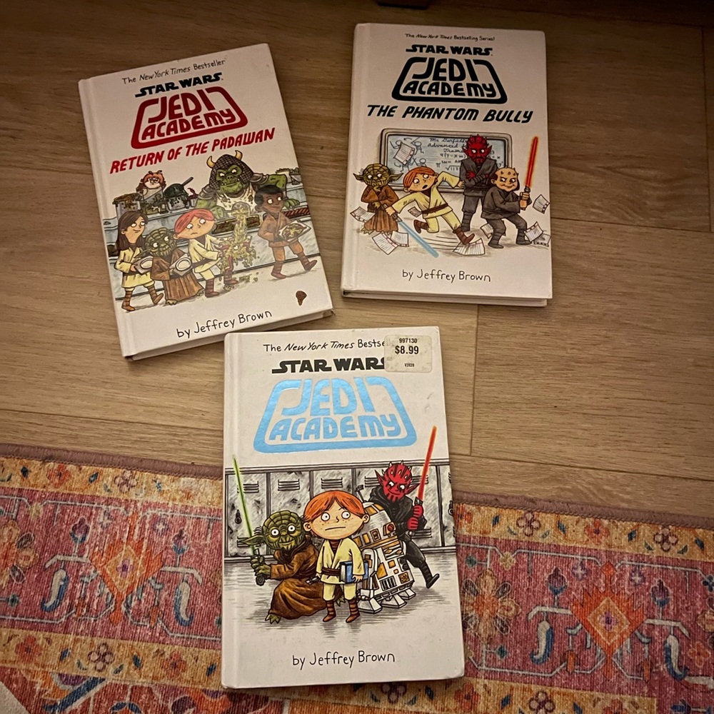 Set of Star Wars Jedi Academy Books